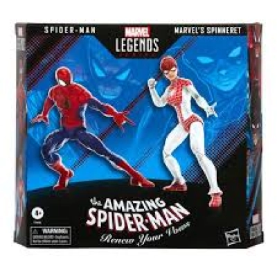 Spider Man Legends Spinnerfet And Spider Man 2 Pk - Figura - Spider-man - 4 Años+