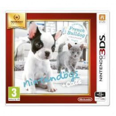 3DS SELECTS NINTENDOGS GATOS BULLDO