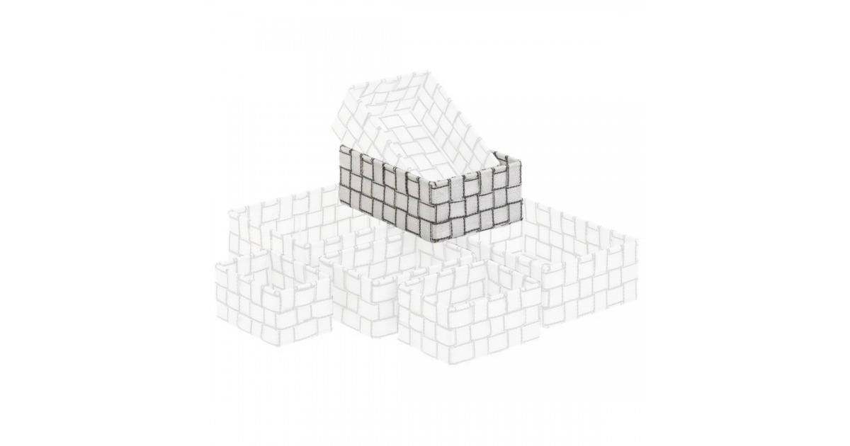 CESTA BLANCA L en Organizador Armario New Home