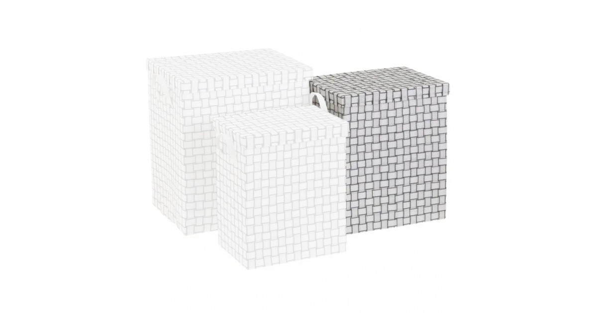 CESTOS PARA ROPA BLANCO M en Colada y Limpieza New Home