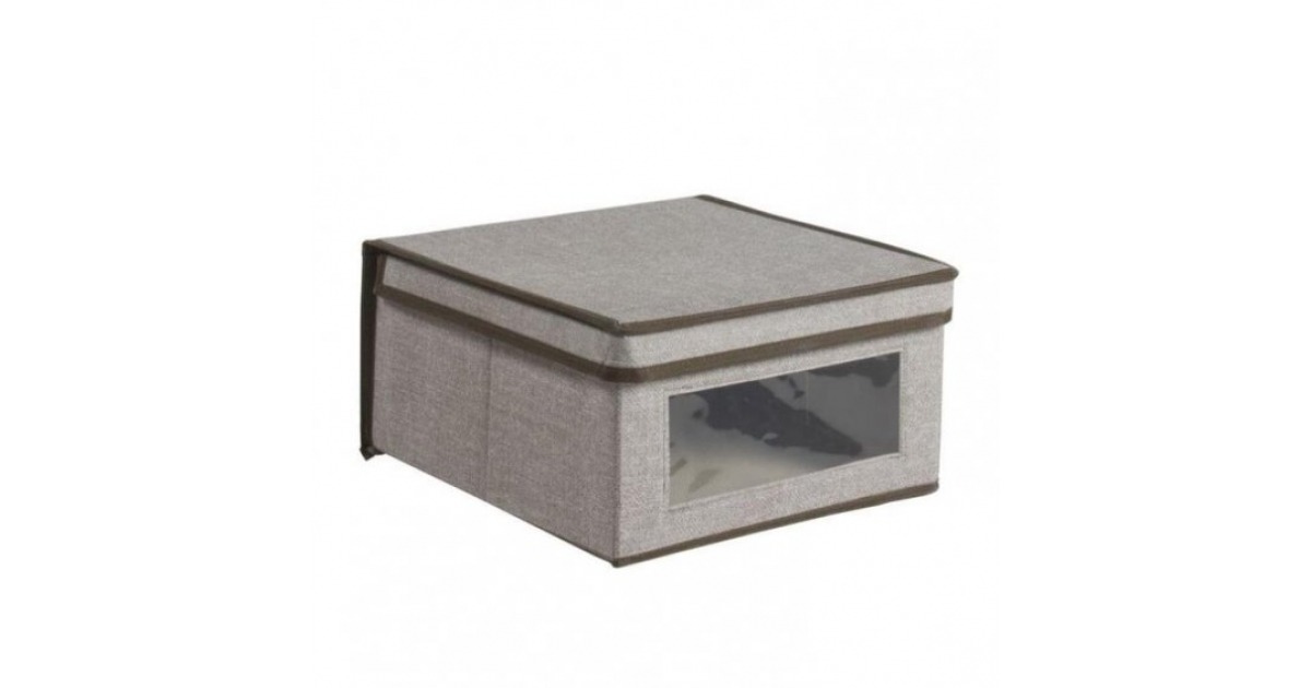 CAJA CON VENTANA Y TAPA ABATIBLE en Organizador Armario New Home