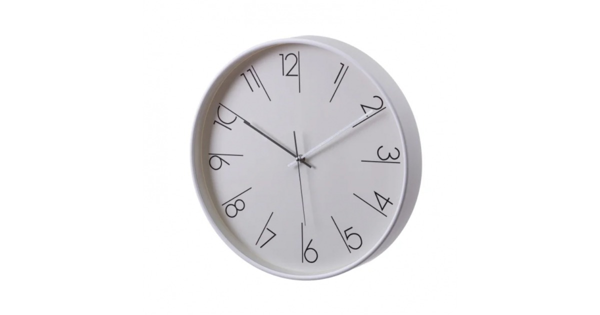 RELOJ PARED BLANCO en reloj New Home