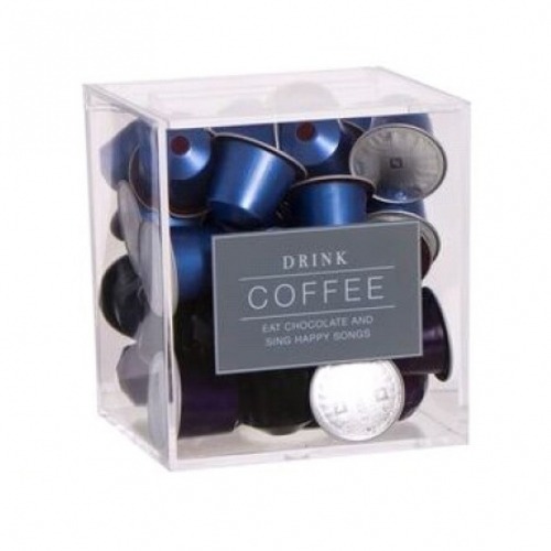 Caja para cápsulas de café 1 caja para cápsulas de café Portacápsulas 18 x 8 cm 