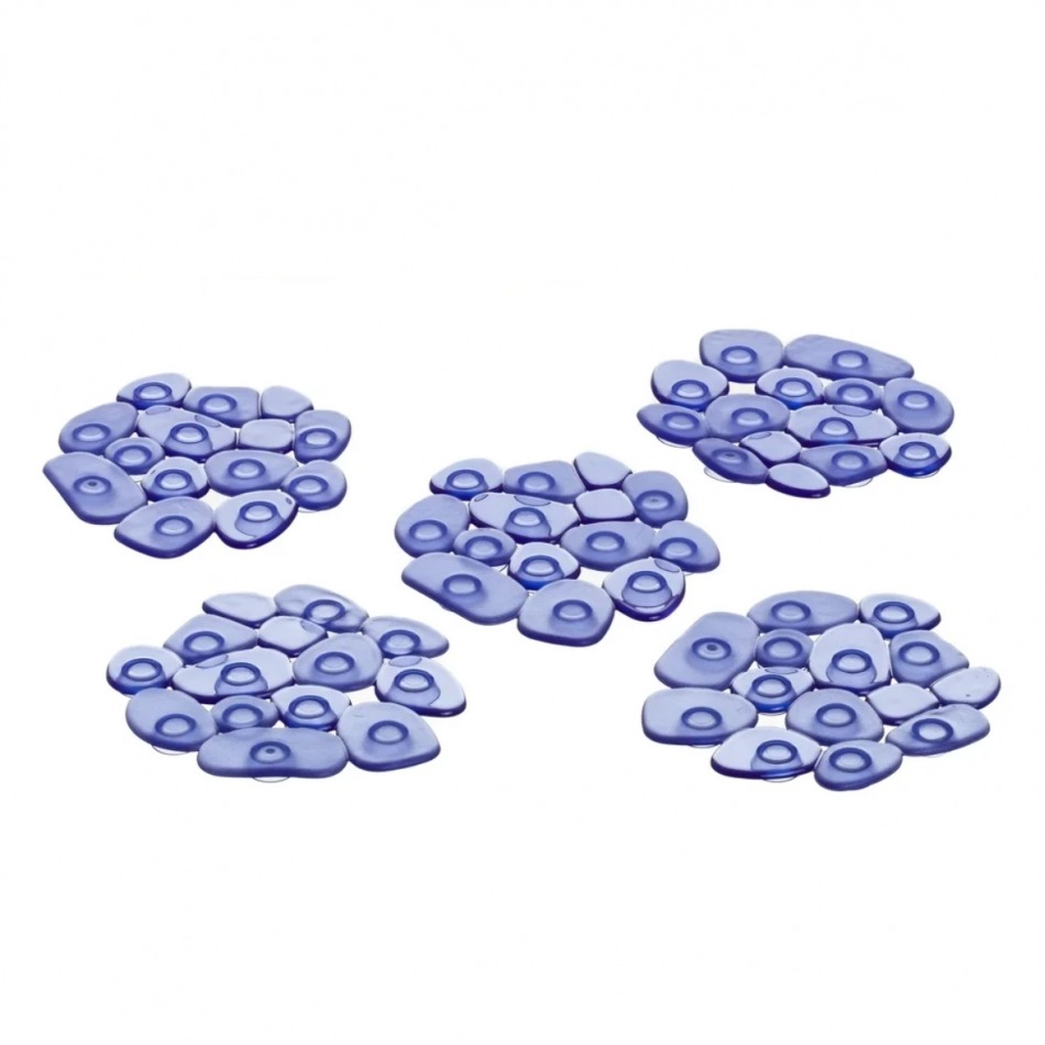 SET5 ALFOMBRA BAÑO AZUL en Alfombras New Home