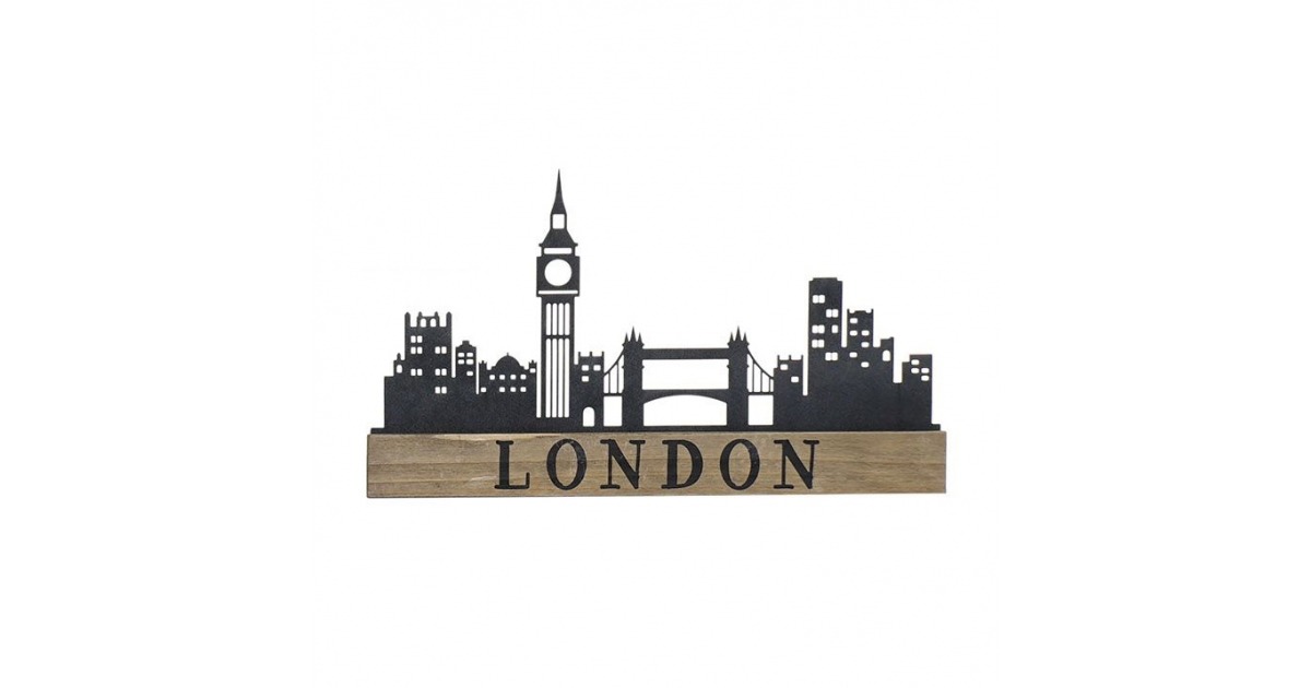 DECORACION PARED SKYLINE LONDON en pared New Home