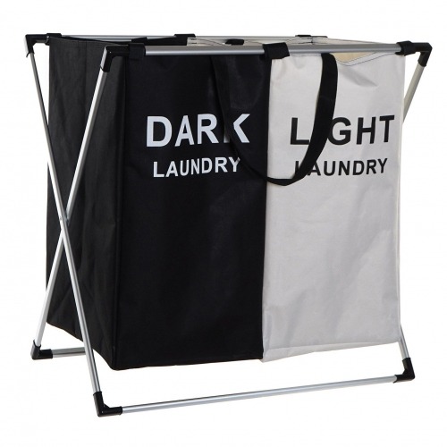 CESTA DOBLE PARA LA ROPA en Colada y Limpieza New Home