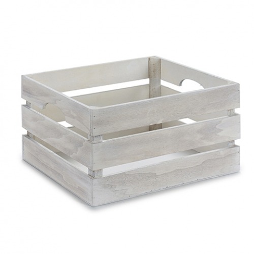 CAJA MADERA BLANCA L en Cajas madera New Home