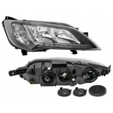 FARO DELANTERO ELECTRICO NEGRO CON/LED DRL (E)(TURQUIA)