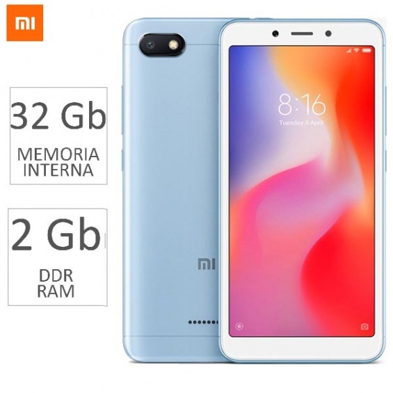 Xiaomi Redmi 6a 5 45 2 Gb 32 Gb 4g Blue 3000 Ma De Xiaomi En Telefonos Features 5.45″ display, mt6761 helio a22 chipset, 13 mp primary camera, 5 mp front camera xiaomi redmi 6a. risermarket