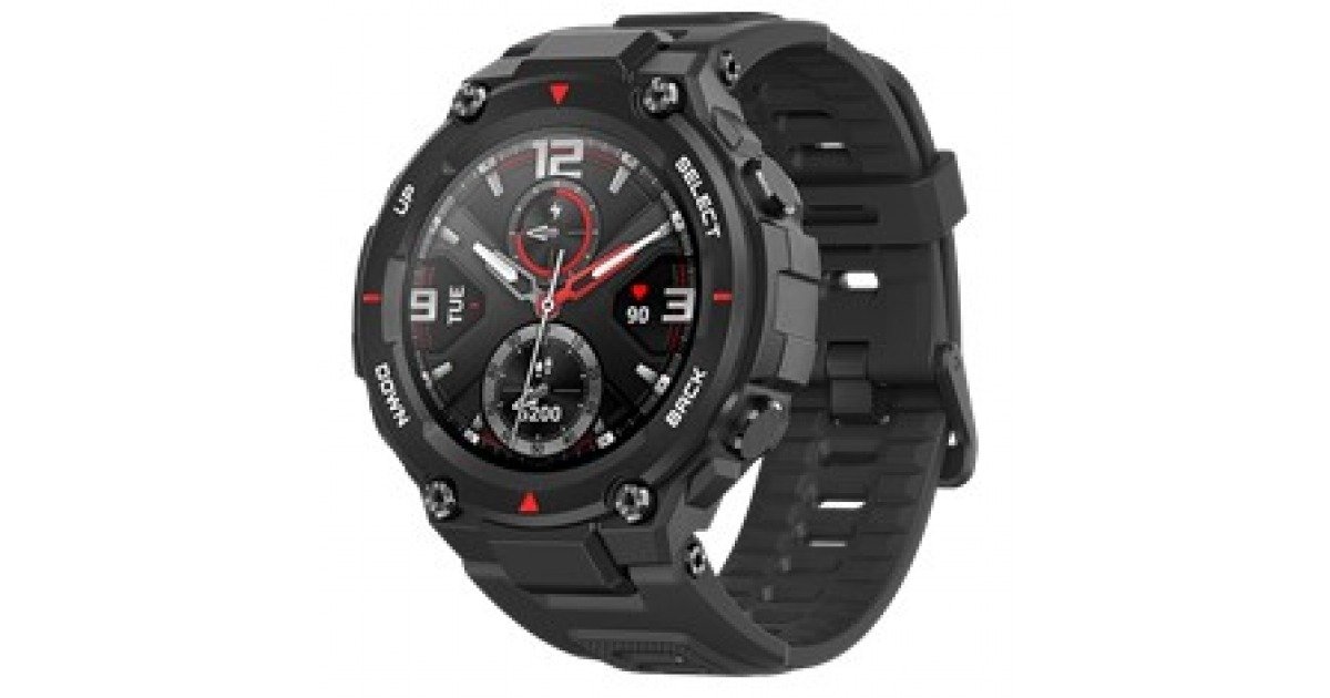 Pulsera reloj deportiva xiaomi amazfit t - rex rock black - smartwatch…