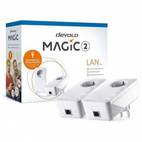 Devolo - Magic 2 LAN 1-1 2400 Mbit/s Ethernet Blanco 2 piezas
