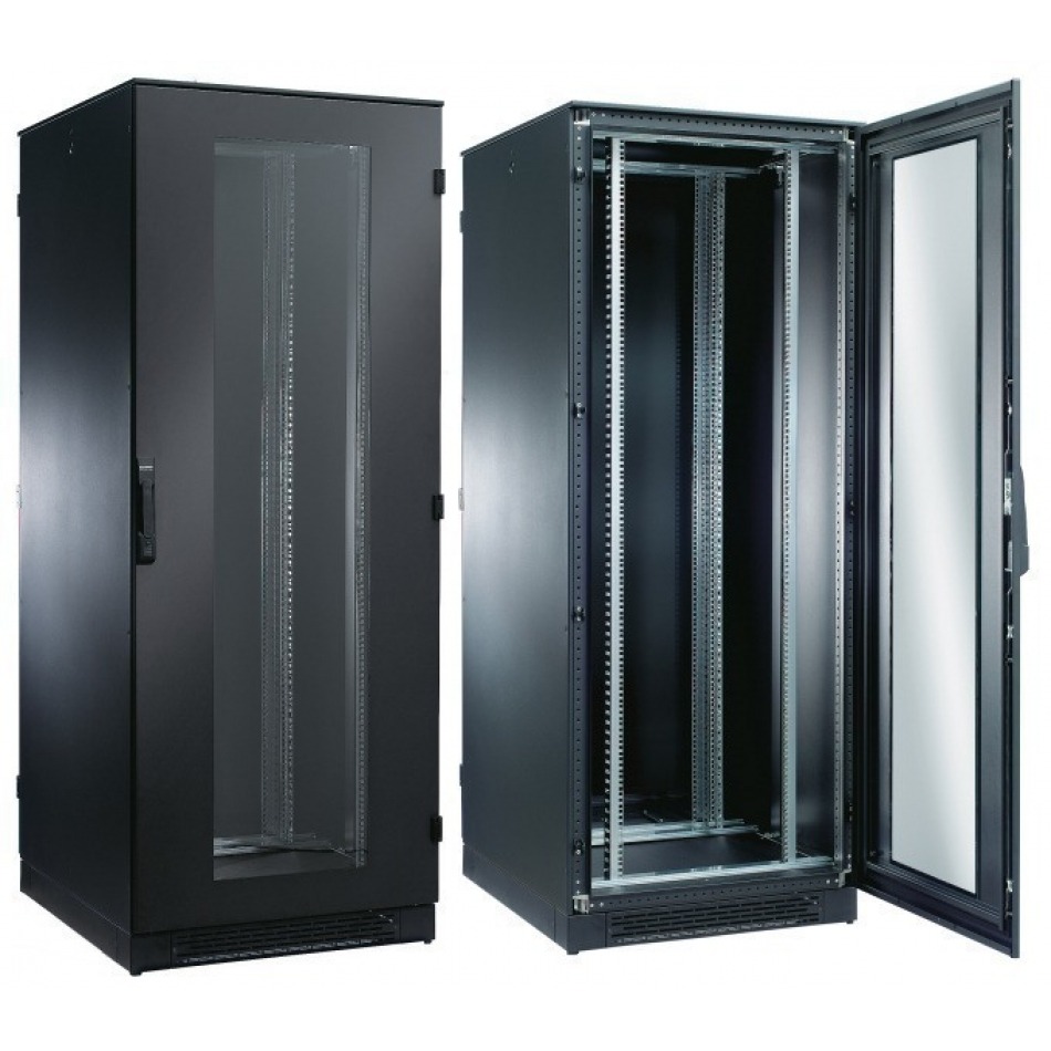 armario rack 19" - 42u, 800 x 800 mm, black de manhattan en racks…