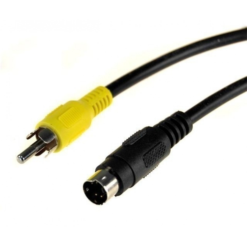 CABLE VIDEO SVIDEO 4 PINES MachoRCA macho 1.80M