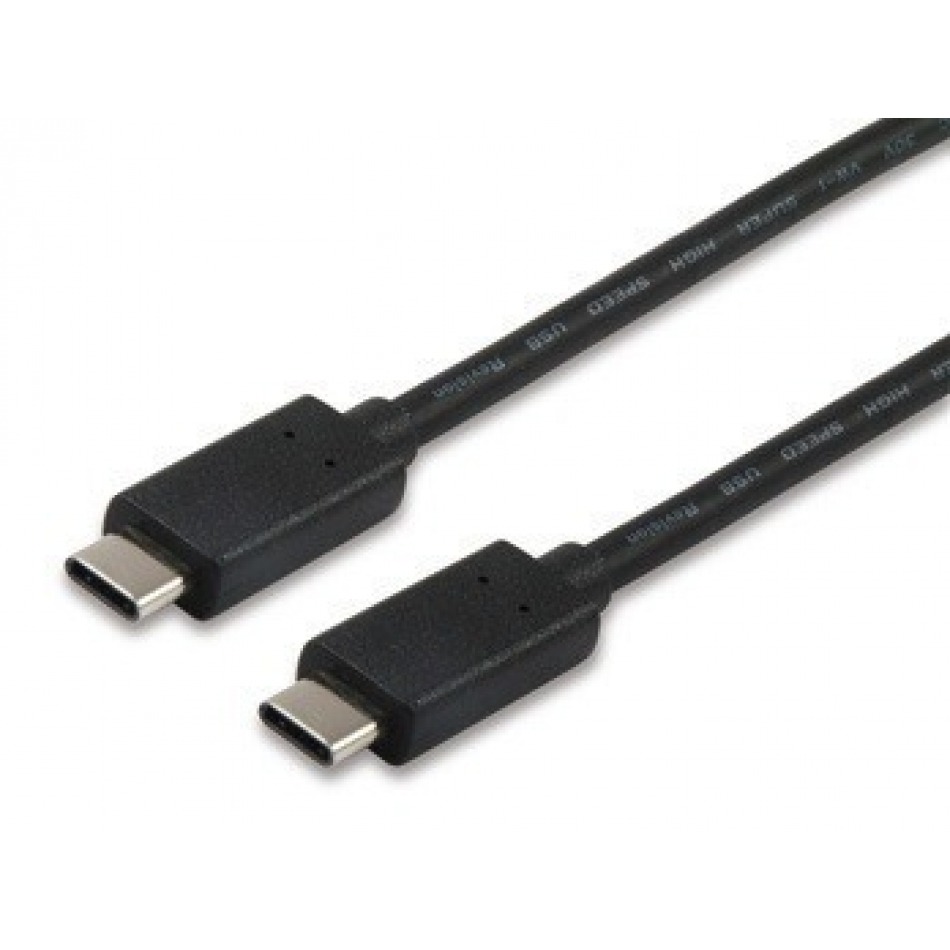 Equip USB-C-Kabel 1m – USB 2.0, Type C Auf Type C, Zum Laden & Synchronisieren, Vernickelt, Doppelt Geschirmt