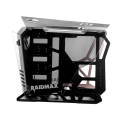 Caja Gaming Raidmax X08 - Aluminio ATX, Ventanas laterales Vidrio Templado, Ventilador de 120mm, 2x USB 3.0, Audio & Sonido Frontal.