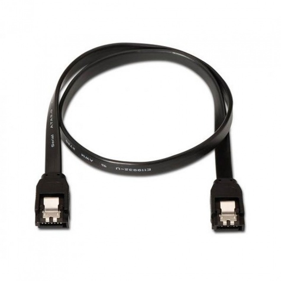 cable datos sata3 aisens 0,5m negro de aisens en cables pc sata esata…