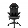 SILLA GAMER MARS GAMING MGC118BO COLOR NEGRO ASIENTO RECLINABLE RECUBRIMENTO DE PU DE ALTA CALIDAD SOPORTA 120KG