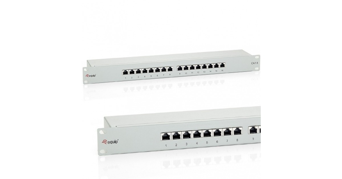 PATCH PANEL CAT6A 16 PUERTOS Importrade