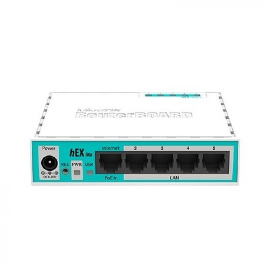 【HUB SWITCH 5PTOS MIKROTIK HEX LITE】TIENDA INFORMATICA【MODULAR TECHNOLOGY】VENTA…