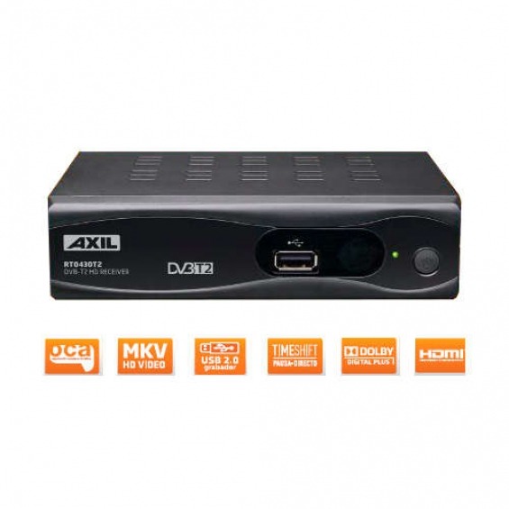 TDT HD Muvip FullHd 1080p / Dvb-T2 / HDMI / Scart / Grabador - Reproductor  USB