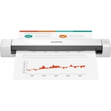 Escáner portátil DSMOBILE BROTHER - Velocidad de escaneo: 16 ppm b/n y color, Tamaño de papel: mínimo de 5 x 8.6 cm (L) y máximo de hasta 21.6 x 182 cm (L)