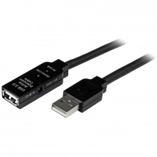 StarTech.com Cable USB 2.0 de Extensión Alargador Activo, USB A Macho - USB A Hembra, 15 Metros