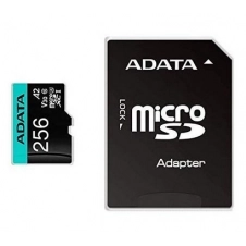 MEM MICROSDXC ADATA 256GB UHS-I U3 V30S A2 C/A AUSDX256GUI3V30SA2-RA1
