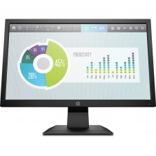 Monitor HP P204v LED 19.5 Pulgadas, 1xHDMI, 1xVGA, 1600 x 900 Pixeles, Respuesta 5 ms, 60 Hz, Panel TN, Color Negro, (5RD66AA)