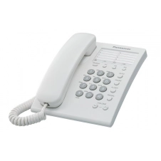 Teléfono analógico PANASONIC KX-TS550MEW - Analógica, Escritorio/pared, Color blanco, Incluye Memoria para 10 Números