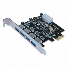 MANHATTAN TARJETA PCI EXPRESS 152891, 4X USB 3.0, 5 GBIT/S
