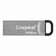 MEMORIA USB KINGSTON DATATRAVELER, 128GB, USB 3.2, PLATA DTKN/128GB
