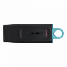 MEMORIA USB KINGSTON DATATRAVELER EXODIA, 64GB, USB A, NEGRO DTX/64GB