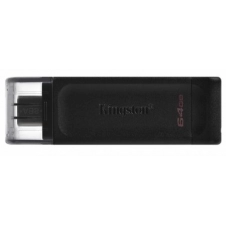 MEMORIA USB KINGSTON DATATRAVELER 70, 64GB, USB-C 3.2, NEGRO DT70/64GB