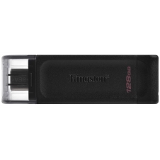 MEMORIA USB KINGSTON DATATRAVELER 70, 128GB, USB-C 3.2, NEGRO DT70/128GB