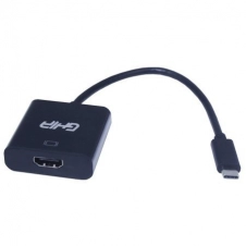 ADAPTADOR GHIA USB 3.1 TIPO C MACHO A HDMI HEMBRA / SALIDA DE VIDEO 4K