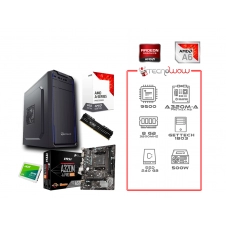 PC BASICA PARA GAMING AMD A6 9500 / 8GB RAM 3200MHZ / A320M-A PRO MAX MSI / SSD 240 GB / GABINETE GETTECH 1803 CON FUENTE DE 500W INCLUIDA 
