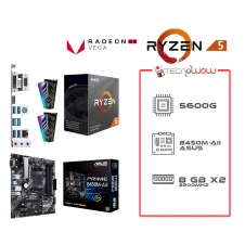 KIT ACTUALIZACION TECNOWOW AMD RYZEN 5 5600G ( CON GRAFICOS ) / B450,-AII ASUS / 16GB RAM 3200 MHZ