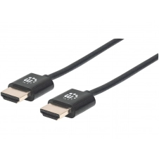 CABLE HDMI ULTRADELGADO MANHATTAN 3.0M ETHERNET 3D 4K M-M VELOCIDAD 2.0