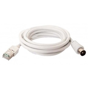 Balun TVB-01 RJ45-male-IEC-male 2m