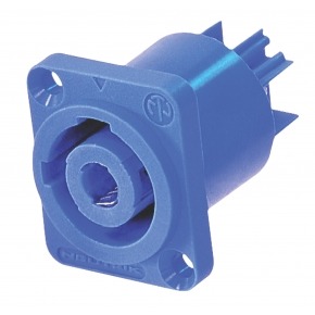 Conector Speaker Hembra PVC Azul