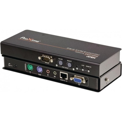 KVM extender, VGA, PS/2, audio, RS232 350 m