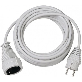 Cable de plástico 3m blanco H05VV-F 3G1,5