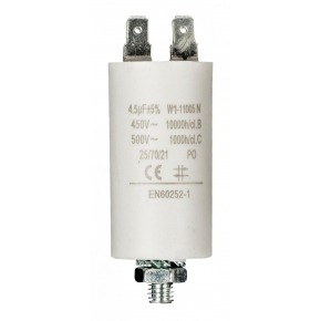 Condensador 4.5uf / 450 V + tierra