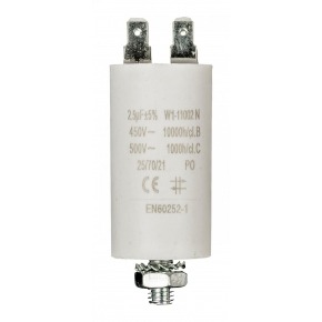 Condensador 2.5uf / 450 V + tierra
