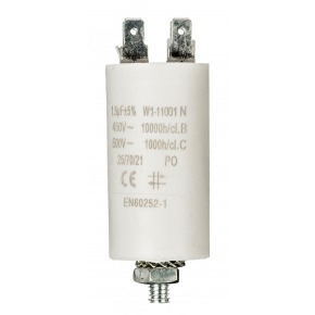 Condensador 1.5uf / 450 V + tierra