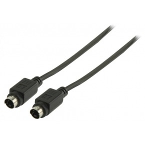 Cable S-Video de S-Video macho a S-Video macho de 5,00 m en color negro
