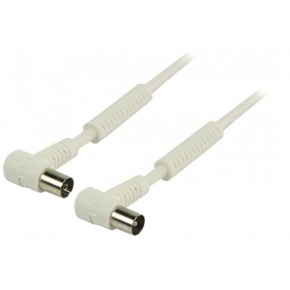 Cable de antena coaxial de 120 dB coaxial macho en ángulo - coaxial hembra en ángulo de 25.0 m en