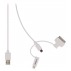 Cable Usb 2.0 De Carga Y Sincronización De A Macho A Micro B Macho Con Adaptador Lightning Y Adapt