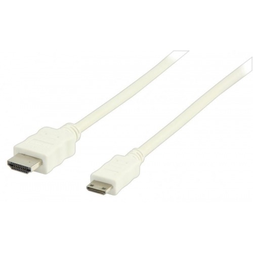Cable HDMI de alta velocidad con conector HDMI Ethernet - mini conector HDMI de 2.00 m en color bla