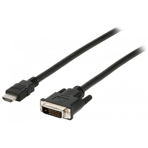 Cable HDMI™ - DVI de Conector HDMI™ - DVI-D 24+1pines macho de 10,00 m en color negro V